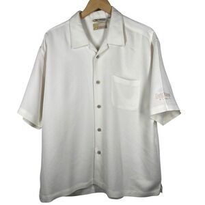 Vintage Downtown Disney Hawaiian Shirt Mens L Short Sleeve Button Up